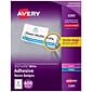 Avery Flexible Laser/Inkjet Name Badge Labels, 2 1/3" x 3 3/8", White, 400 Labels Per Pack (5395)