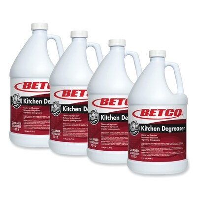 Betco Kitchen Degreaser, Characteristic Scent, 1 Gal. Bottle, 4/Carton (BET10120400)
