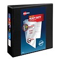 Avery Heavy Duty 3 3-Ring View Binders, One Touch EZD Ring, Black (79-693)