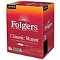 Folgers Classic Roast Coffee, Medium Roast, 0.28 oz. Keurig® K-Cup® Pods, 24/Box (6685)