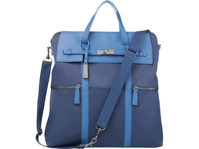 Francine Collection Highline Laptop Backpack, Medium, Navy (ZFB14NAVYHIGHLINE)