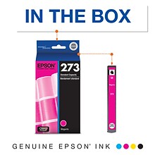Epson T273 Magenta Standard Yield Ink Cartridge (T273320-S)