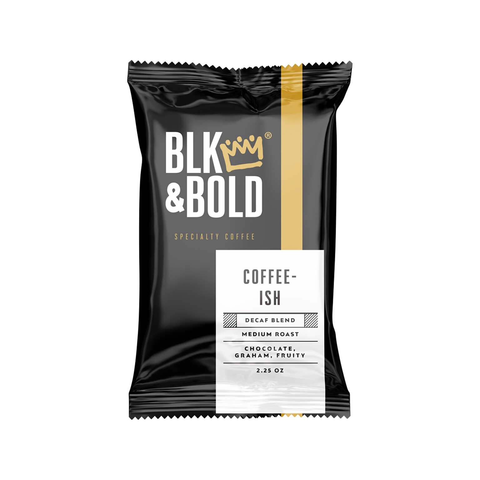 BLK & Bold Coffee-ish Chocolate/Graham/Fruity Coffee Frac Pack, Medium Roast, 2.25 oz., 42/Carton (007-25-0006)