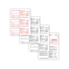 ComplyRight® 1099-NEC 3-Part Tax Form Set, 3-Up, Copy A, B, C, Pack of 100