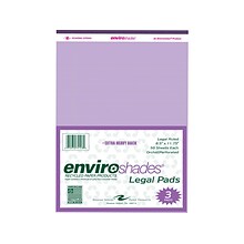 Roaring Spring Paper Products Legal Pads, Recycled Orchid Paper, 8.5 x 11.75, 50 Sheets/Pad, 3 Pad