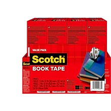 Scotch® Book Tape Value Pack, 8 Rolls (845-VP)