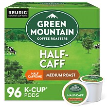 Green Mountain Half-Caff Coffee Keurig® K-Cup® Pods, Medium Roast, 96/Carton (69997)