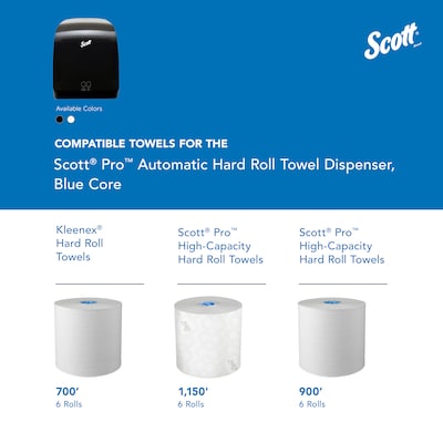 Scott Pro® Electronic Hardwound Paper Towel Dispenser,  Black (34348)