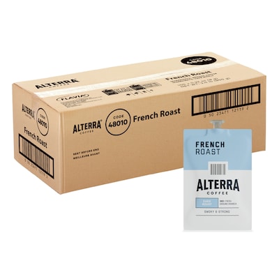 Alterra French Roast Coffee Flavia Pods, Dark Roast, 100/Carton (MDRA184)