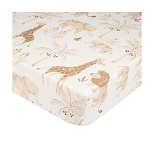 Crane Baby Kendi Crib Fitted Sheet, Animal (BC-120CFS-2)