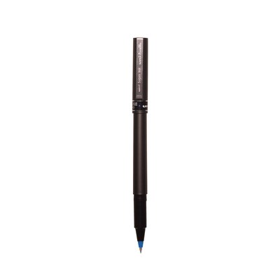 uni-ball Deluxe Rollerball Pens, Micro Point, Blue Ink, 12/Pack (60027)
