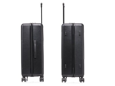 InUSA Drip 32.31" Hardside Suitcase, 4-Wheeled Spinner, Black (IUDRI00L-BLK)