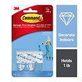 Command™ Small Hooks, Clear, 2 Hooks (17092CLR-ES)