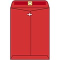 Quill Brand® Clasp Catalog Envelope, 9 x 12, Red, 100/Box (912RD)
