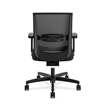 HON Convergence Fabric/Mesh Task Chair, Adjustable Arms, Black (HONCMY1AACCF10)