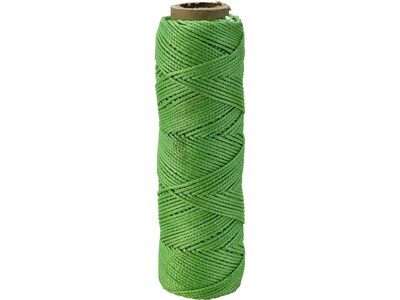 Mutual Industries Nylon Twisted Mason Twine, 0.06 x 550 ft., Green, 6/Pack (14661-39-550)