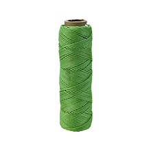 Mutual Industries Nylon Twisted Mason Twine, 0.06 x 550 ft., Green, 6/Pack (14661-39-550)