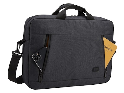Case Logic Huxton Laptop Attache, Black Polyester (3204653)