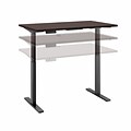 Bush Business Furniture Move 60 Series 48W Electric Height Adjustable Standing Desk, Mocha Cherry (