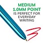 BIC 4-Color Retractable Ballpoint Pen, Medium Point, Multicolor Ink (24623/MM11)
