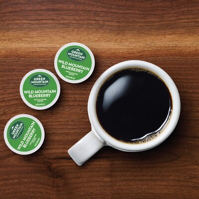 Green Mountain Wild Mountain Blueberry Coffee Keurig® K-Cup® Pods, Light Roast, 24/Box (6783)