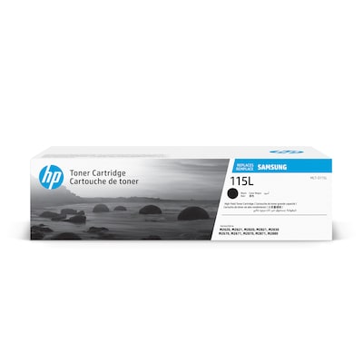HP 115L Black High Yield Toner Cartridge for Samsung MLT-D115L (SU822), Samsung-branded printer supp