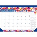 2023-2024 Plato House of Turnowsky Abstract Allure 15.5 x 11 Academic & Calendar Monthly Desk Pad