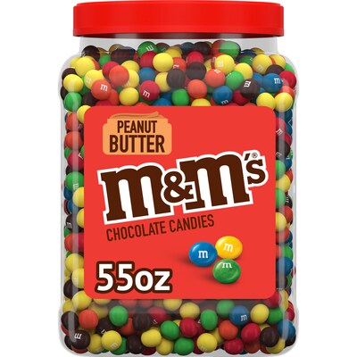 M&Ms Peanut Butter Milk Chocolate Pieces, 55 oz. (220-02034)