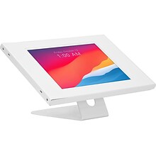 Mount-It! Adjustable Anti-Theft iPad Countertop Stand/Wall Mount, White (MI-3775W_G10)