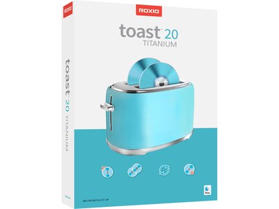 Roxio Toast 20 Titanium for 1 User, Mac OS X, Download (ESDRTO20TIMACML)