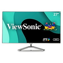 ViewSonic 27 4K Ultra HD 60 Hz LED Monitor, Silver (VX2776-4K-MHDU)