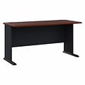 Bush Business Furniture Cubix 60W Desk, Hansen Cherry/Galaxy (WC90460A)