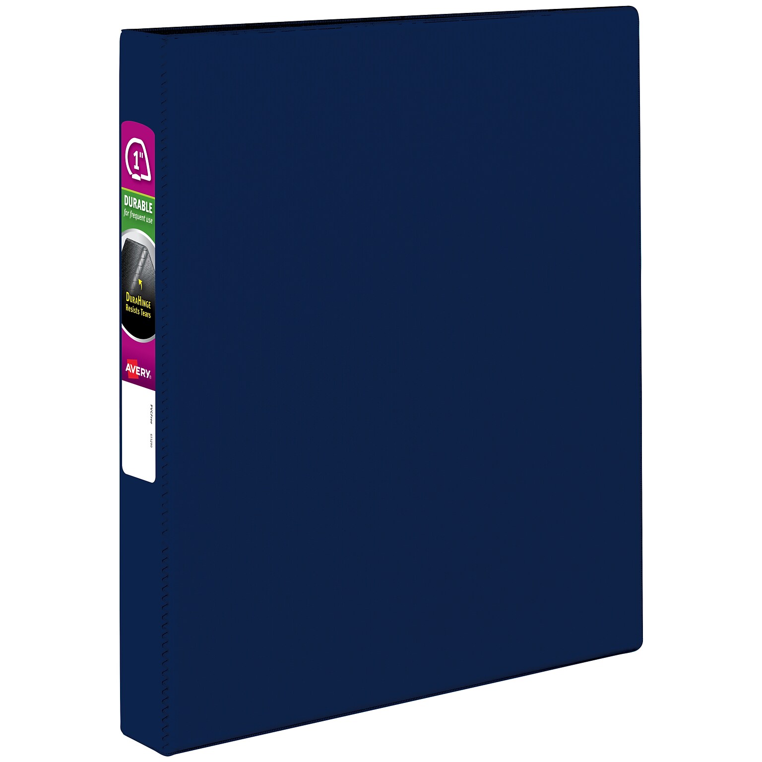 Avery 1 3-Ring Non-View Binders, Slant Ring, Blue (27251)