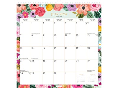 2024-2025 Plato Bonnie Marcus OFFICIAL 12 x 12 Academic & Calendar Monthly Desk or Wall Calendar (