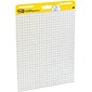 Post-it Super Sticky Wall Easel Pad, 25" x 30", Grid Lined, 30 Sheets/Pad, 6 Pads/Pack (560 VAD 6PK)
