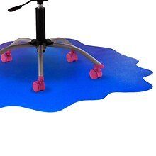 Floortex CraftTex Sploshmat Carpet Floor Mat, 40 x 40, Blue (CC114040PBV)