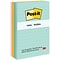 Post-it Sticky Notes, 4 x 6 in., 5 Pads, 100 Sheets/Pad, Lined, The Original Post-it Note, Beachside