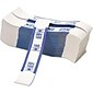 PM Company Currency Straps, White/Blue, $100, 1000/Pk