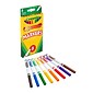 Crayola Kid's Markers, Fine, Assorted Colors, 8/Box (58-7709)