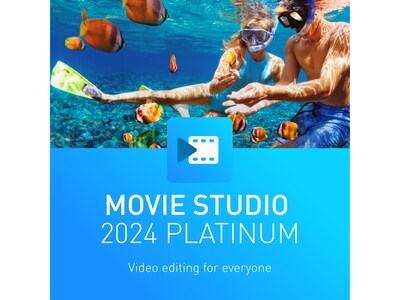 Magix Movie Studio 2024 Platinum for 1 User, Windows, Download (639191910265)