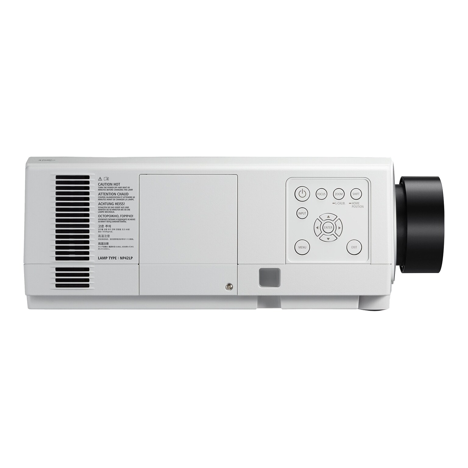 NEC Business (NP-PA653U) LCD Projector, White