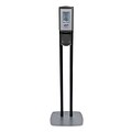 PURELL CS 6 Automatic Floor Stand Hand Sanitizer Dispenser, Black/Chrome (7416-DS)
