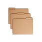 Smead File Folder, 1/3-Cut Tab, Letter Size, Kraft, 50/Box (10830)