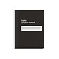 Staples Composition Notebook, 7.5" x 9.75", College Ruled, 80 Sheets, Black, 4/Pack (ST58293)