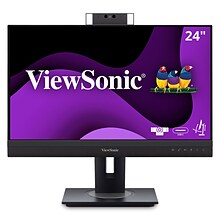 ViewSonic 24 LCD Monitor, Black (VG2457V)