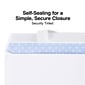 Staples® Simply Self Seal Security Tinted #6 Business Envelopes, 3 5/8" x 6 1/2", White, 50/Box (862999)