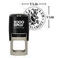 Custom 2000 Plus® PrintPro™ Self-Inking Round Stamp, 1-1/8 Diameter