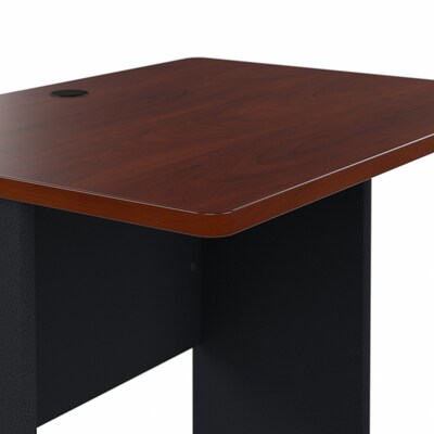 Bush Business Furniture Cubix 36"W Desk, Hansen Cherry/Galaxy (WC90436A)