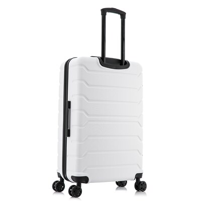 InUSA Trend 29.17" Hardside Suitcase, 4-Wheeled Spinner, White (IUTRE00L-WHI)