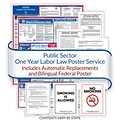 ComplyRight Federal (Bilingual), State and Public Sector (English) Labor Law 1-Year Poster Service,